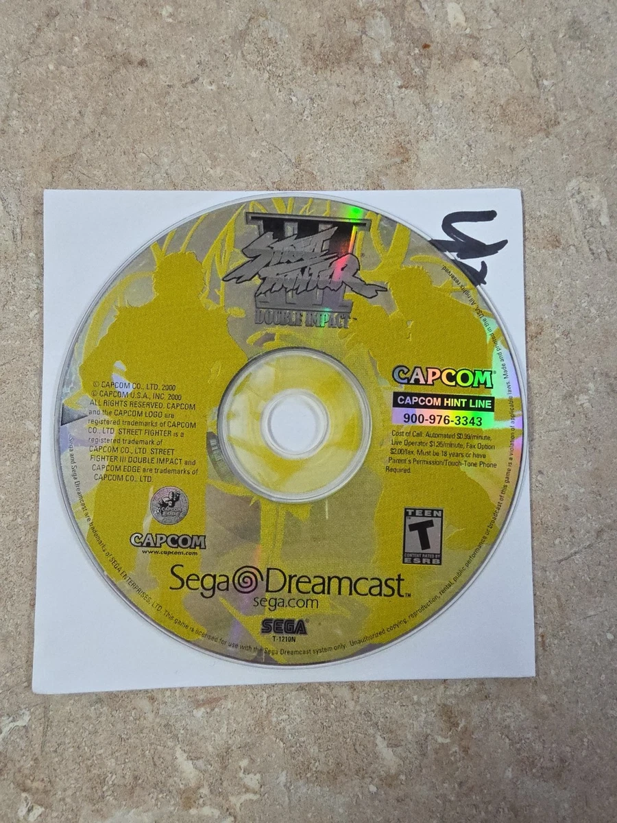 Sega Dreamcast Street Fighter III: Double Impact Video Games for