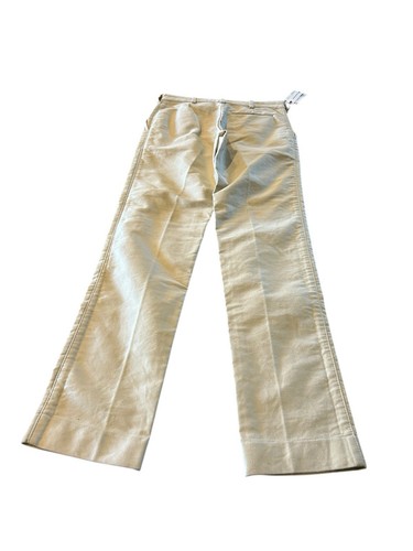 Rm Williams Men’s Pants Size W33 L36 Beige Made In Australia Western Logo BNWT - Picture 5 of 6