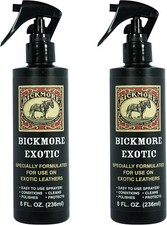 Bickmore Exotic Leather Care Spray 8oz 2 Pack Clean Condition Protect Reptiles