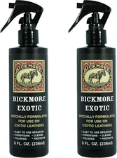 Bickmore Exotic Leather Care Spray 8oz 2 Pack Clean Condition Protect Reptiles