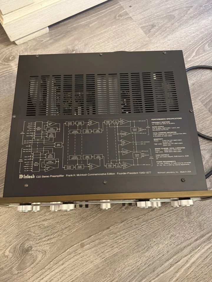 McIntosh C22 CE Tube Preamplifier - Image 4 of 4