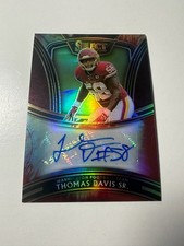2020 Panini Select Thomas Davis Tie Dye Prizm Auto /25 #SS-TDA