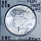 1925 P BU GEM PEACE SILVER DOLLAR UNC MS+++ U.S. MINT RARE COIN 8527