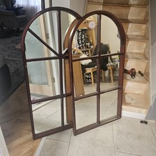 2 Wall Mirror Vintage Richmond Glass London Style Wood Frame