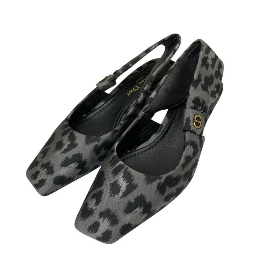 Sandales grises Dior Mizza imprimé léopard pointure 36,5 occasion