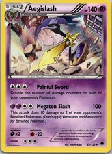 62/122 Aegislash BREAKpoint Holo Rare Pokemon NM