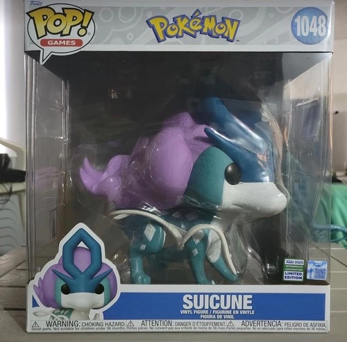 Funko Pop! Pokemon Suicune Jumbo Wondercon #1048 10” 2025 Sealed Box