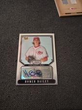 Homer Bailey 07 Bowman Sterling Rc Autograph Reds
