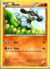 Riolu 76/135 Common Plasma Storm Pokemon Moderately Played on eBay