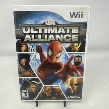 Marvel Ultimate Alliance (Nintendo Wii, 2006) CIB Complete Tested Working