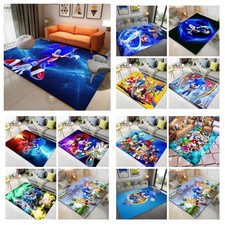 Sonic The Hedgehog Non Slip Floor Rug Carpets Living Room Bedroom Home Decor Mat