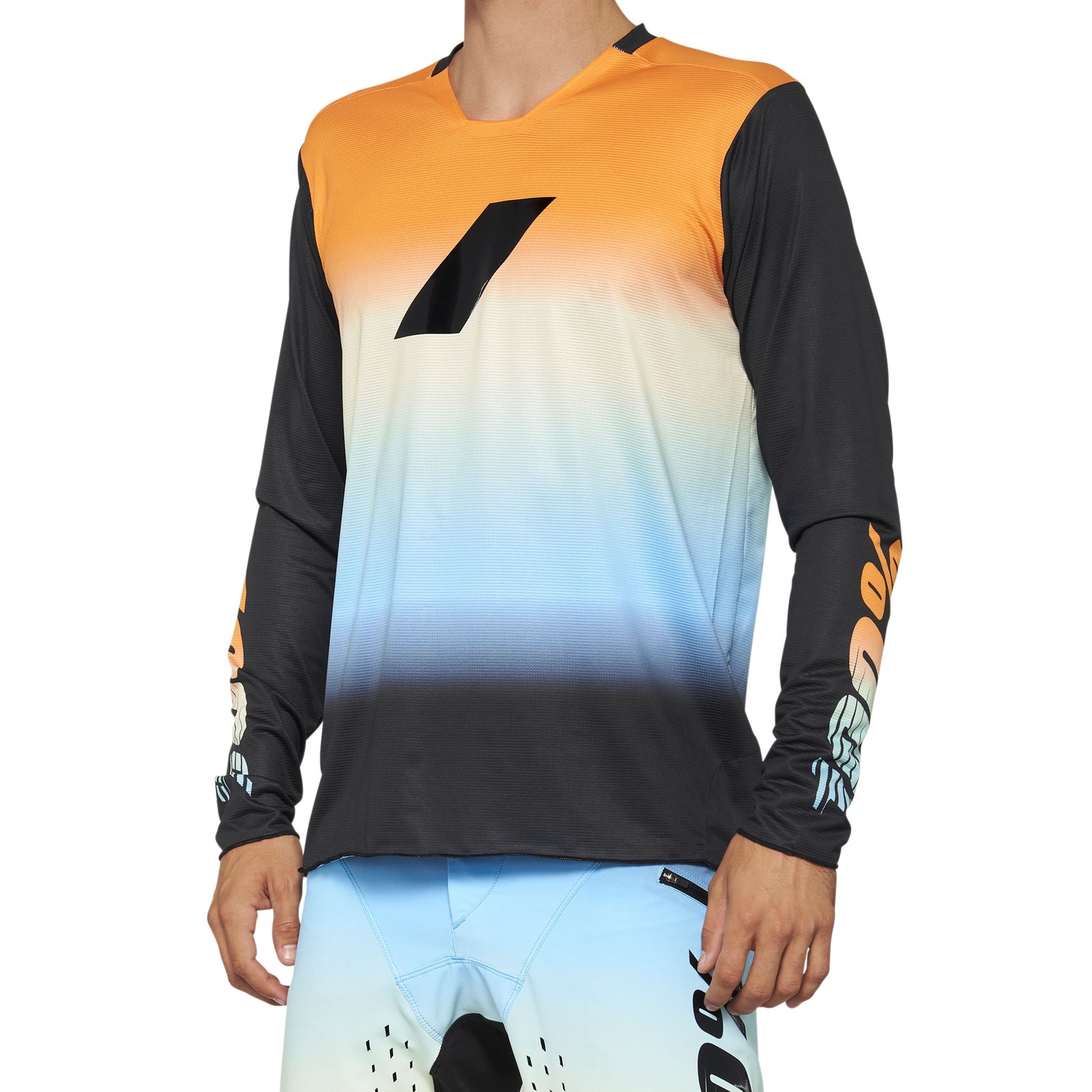 100% R-Core X Long Sleeve Limited Edition Jersey Sunset M