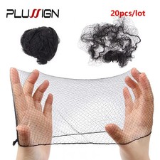 20Pcs Durable Nylon Hair Net Bun Maker Mesh Styling Tool Black Beige Brown