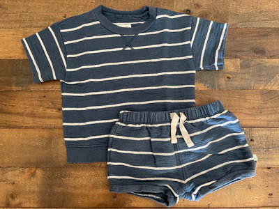 Carter's Little Planet 100% Organic Cotton Beach Nautical 24m Toddler Outfit