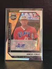 2021 Panini Elite Extra Edition - Angel Cruz #194 Prime Numbers a Signatures...