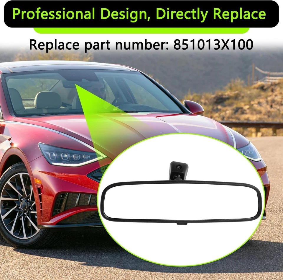 85101-3X100 Rear View Mirror Interior For KIA Forte Koup Optima Rio Sorento Soul - Image 4 of 4