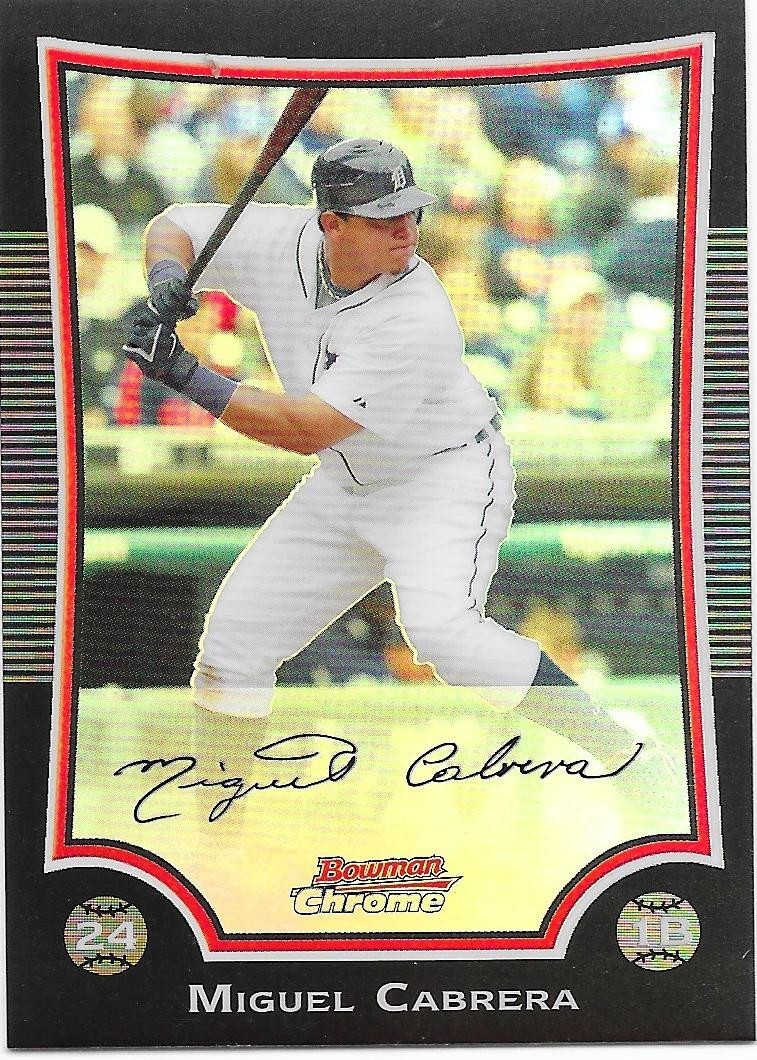 2009 Bowman Chrome Miguel Cabrera Refractor #18