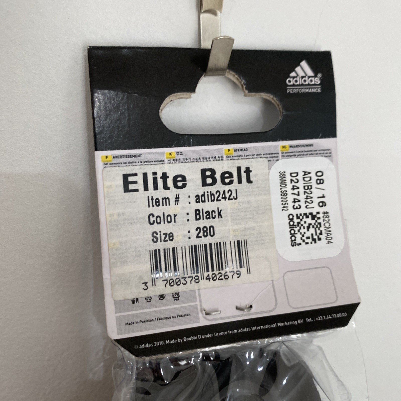 Adidas IJF Approved Elite Judo Black Belt High Quality 100% Cotton 45mm / 280mm thumbnail 6