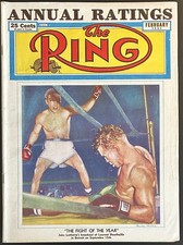 1951 The Ring Magazine-Jake LaMotta KOs Laurent Dauthuille Fight Of The Year