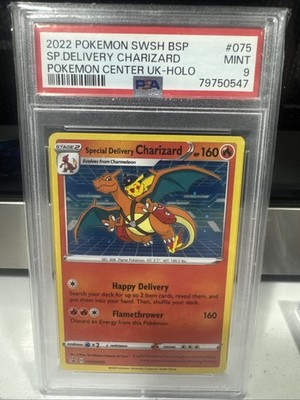 ポケモンカードゲーム 2022 Special Delivery Charizard #075 2022 POKEMON BLACK STAR PROMO 075 SPECIAL DELIVERY CHARIZARD PSA