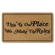 Funny Welcome Mat for Front Door, Funny Housewarming Gifts Door Mat Indoor Ou...