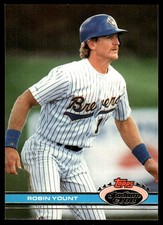 Robin Yount 1991 Stadium Club #509 Brewers MLB READ FREE SHIPPING AutographDen