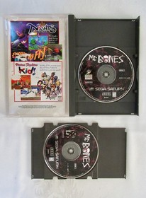 Sega Saturn Mr. Bones - Discs, Case, Front & Back Cover with Registration Card