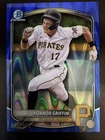 2025 Bowman Konnor Griffin Chrome Prospects Blue Raywave Refractor /150 Pirates