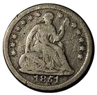 1851-O Seated Liberty Half Dime – New Orleans Mint – Good – US Silver #549