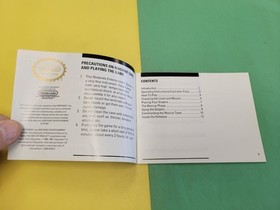 Rescue The Embassy Mission Nintendo NES solo manuale ~ libretto istruzioni