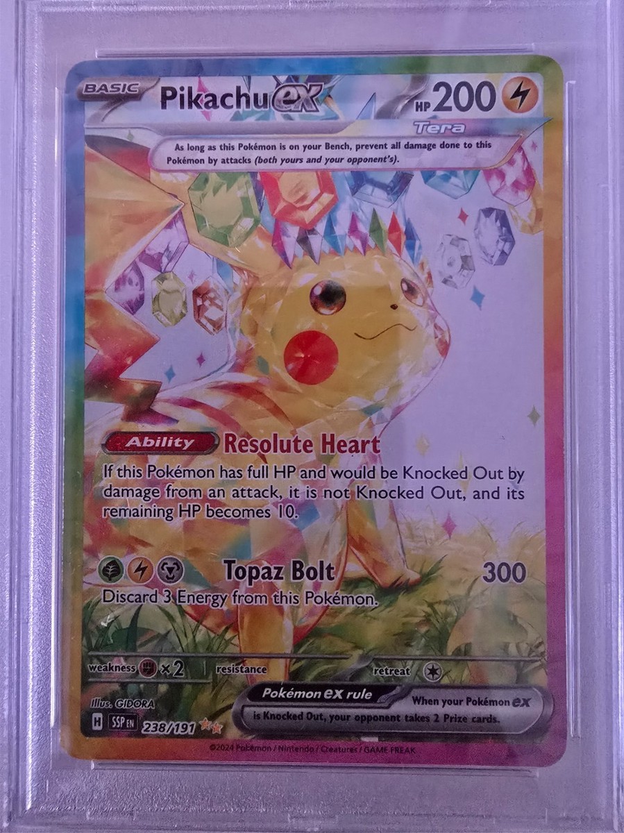 Pikachu ex 238/191 Sv08: Surging Sparks Holo for sale online | eBay