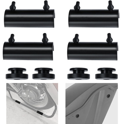 Rubber Mounts Support Cushion Hard Saddle Bags for Harley Street Glide, Electra