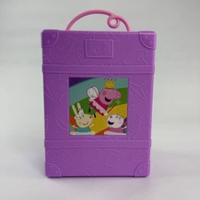 Peppa Pig Princess Dress Up Case Purple Plastic Accessory Storage Trunk 8in