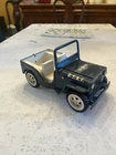 Tonka U.S.A.F Jeep Pressed Steel Toy Blue Truck, Vintage 1960s