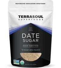 Organic Date Sugar 1 Lb - Low Glycemic Sweetener with Trace Minerals