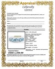 GENUINE 2.40 Cts BLUE TOPAZ HALF ETERNITY RING 10K SOLID GOLD - FREE APPRAISAL — photo 6