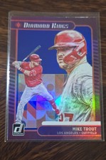 2021 Panini Donruss - Diamond Kings Mike Trout #14 Holo Blue