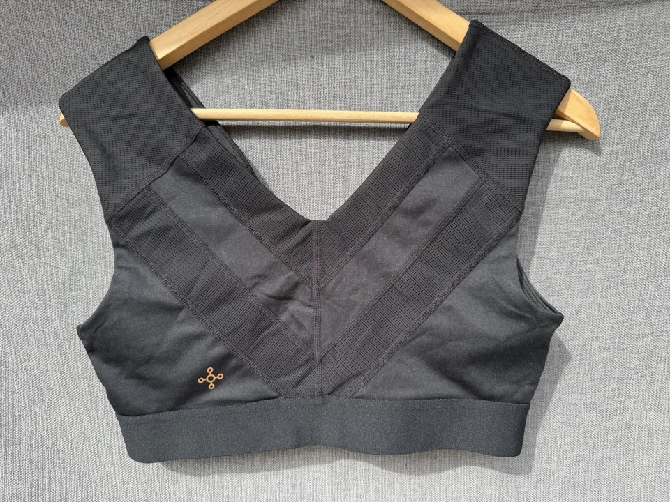 Sujetador Tommie Cobre Mujer Medio Negro Soporte para Hombro Cremallera Frontal Cobre Znergy Foto 2 de 3