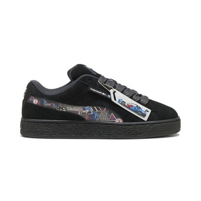 PUMA Bmw M Motorsport Suede Xl Sticker Lace Up  Mens Black Sneakers Casual Shoes