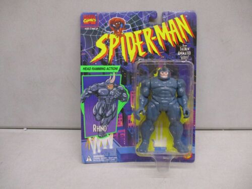 1994 Toy Biz Marvel Spiderman Animated Series Rhino lot 4 - Picture 1 of 2