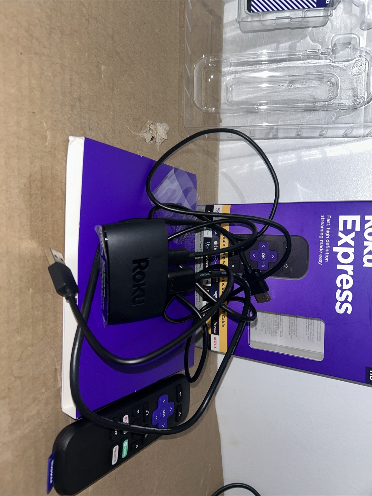 Roku Express HD Streaming Media Player Black 313055060029 eBay