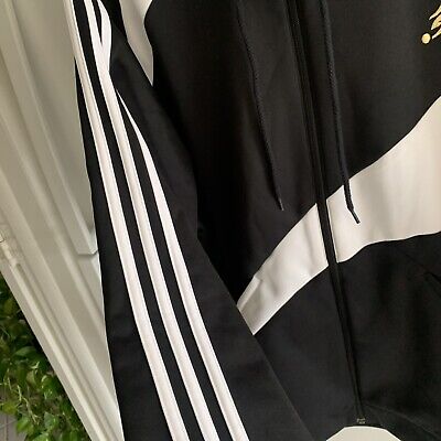 Adidas 365 ClimaWarm David Beckham Hoodie Jacket Black White Adidas 365 ClimaWarm David Beckham Hoodie Jacket Black White