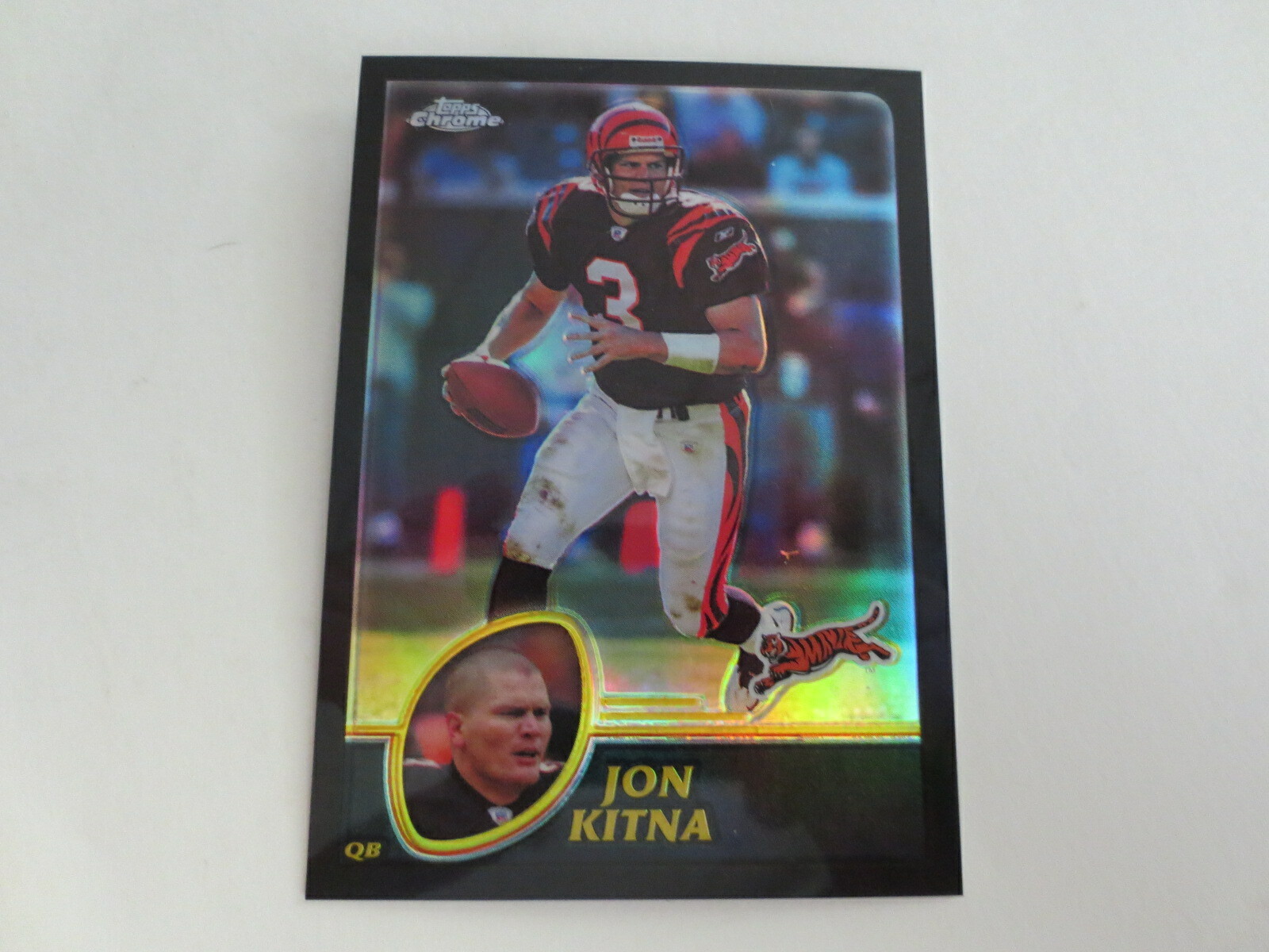 2003 Topps Chrome Refractor Jon Kitna Card #59 Serial #331/599