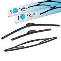 You.S Scheibenwischer Wischer SET Vorne+Hinten FüR Renault ScÉNic I (JA0/1, FA0)