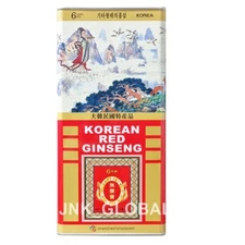 6 Year Korean Red Ginseng Root 300g(7 Root) Other Grade Ginseng Extra Large Root