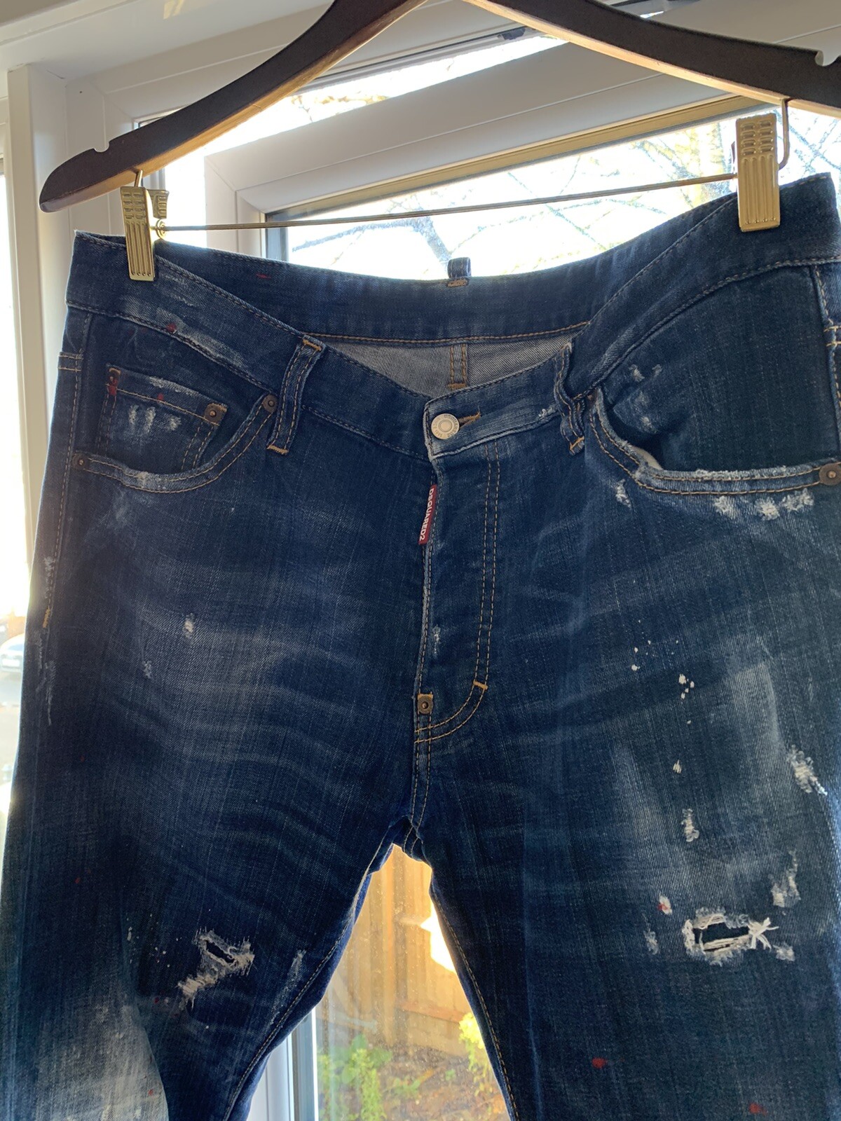 DSQUARED 2 AUTHENTIC Da Uomo Effetto Invecchiato \