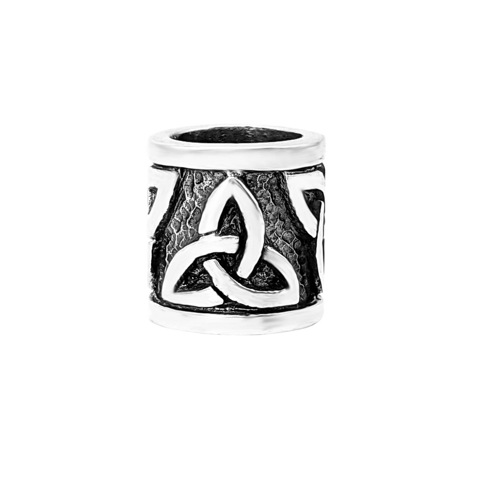 81stgeneration .925 Sterling 2021 Quality inspection new Silver Triquetra H Dreadlock Celtic