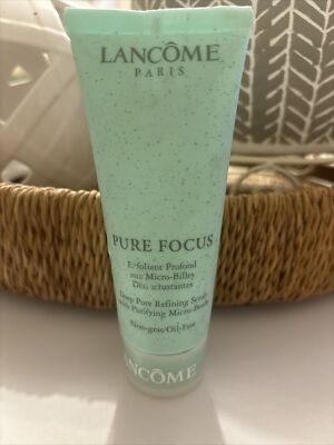 Lancome Pure Focus Deep Pore Refining Scrub 3.4oz/ 100 ml New Rare No Seal Read