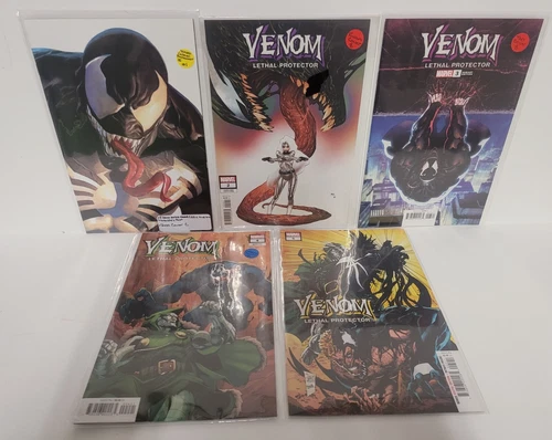 Complete Set Venom Lethal Protector II 1C 2-4B 5A - Buy More Save $$$ Read Below