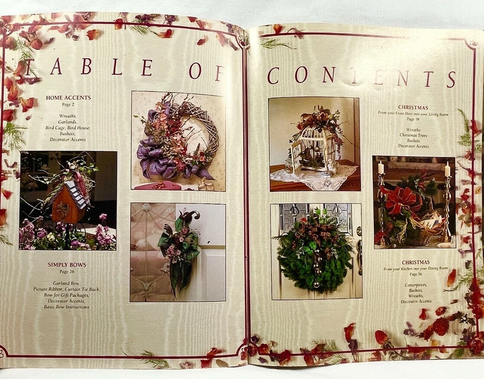 1991 Corone classiche e accenti di casa 17071 libro essiccato seta SC Judi Williams 10641 - Immagine 2 di 3